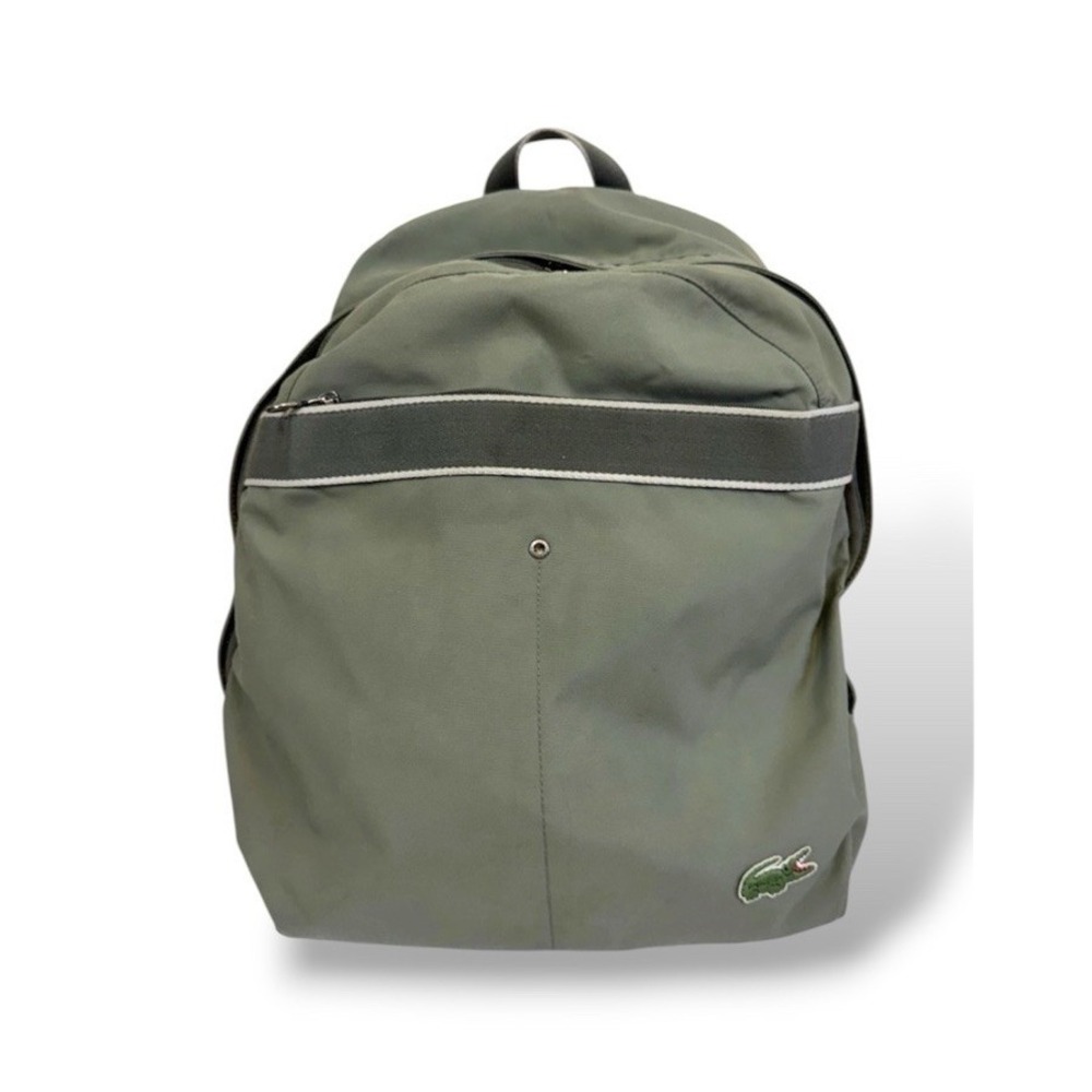 Lacoste Backpack Bag Vintage M86 City Casual 10 Sage Green Unisex Campus Cool